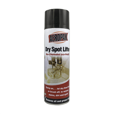 Aeropak 500ml Oil Stain Remover Dry Spot Lifter Spray Non-Chlorinated Eco Friendly