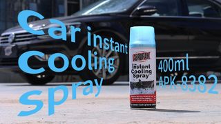 Spray de resfriamento instantâneo AEROPAK | Resfrie rapidamente interiores de carros e assentos de motocicleta queimados pelo sol
