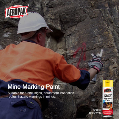 High Visibility Underground Mine Marking Paint with 350g Weight and 3 Years Shelf Life