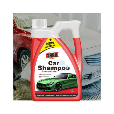 Aeropak 1000ml Lemon Scented High-foam Car Shampoo Plastic Bottle Vehicle Wash Cleaner