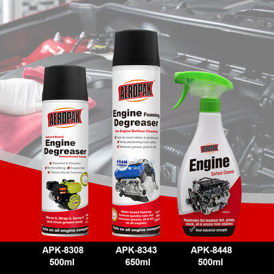 Aeropak 500ml OEM Engine Converter Cleaner Spray Removes Carbon Liquid Transparent Car Engine Cleaner Quickly Clean Dry