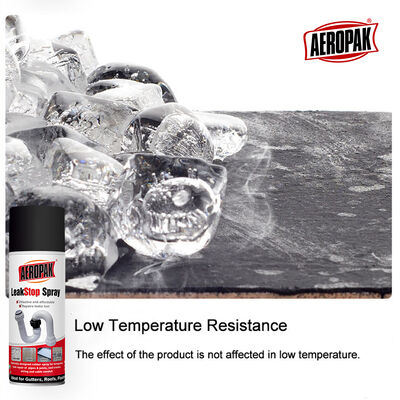 Aeropak APK-LS01 Waterproof Sealant Spray Anti-Corrosion Fast-Dry Leak-Stopper for Pipe Joints Cracks Concrete Hard Surfaces