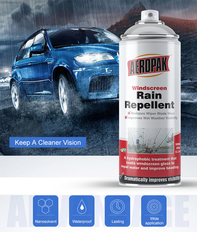 Aeropak Auto Windshield Car Care Products Rain Repellent Spray 500ml