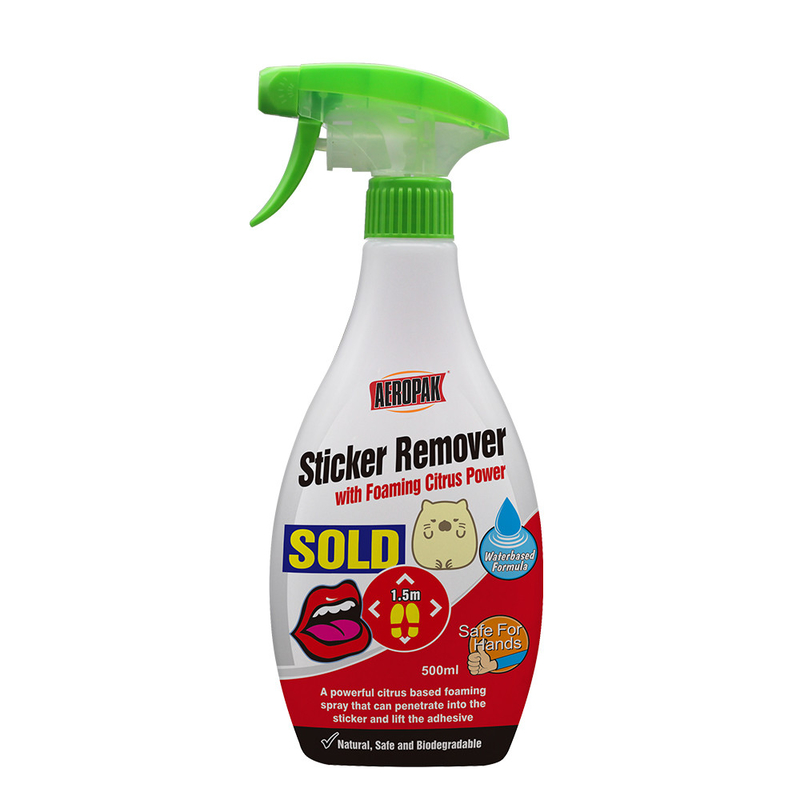 Non Flammable Sticker Remover Spray 500ml Eliminates Stickers Efficiently