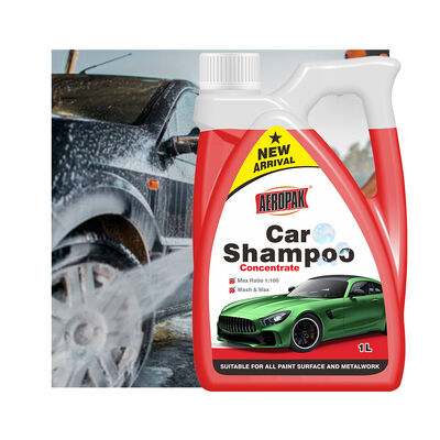 Aeropak 1000 ml Fragrância de Limão Lava-carro Líquido Rico em espuma Shampoo de carro em garrafa de plástico para limpeza e remoção de sujeira