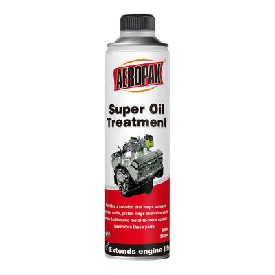 Aeropak 300 ml Aerossol Eco-friendly Tin-Plate Car Care Super Oil Treatment Motor Cleaner Combustível Aditivos