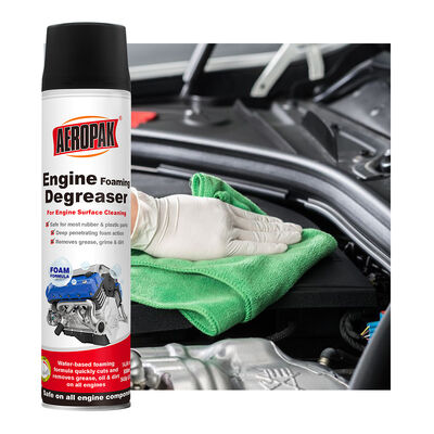Aeropak 650ml Aerossol Espinhador Limpeador de Motor Spray Remover Rápido Manchas de óleo pesado Velho motor Sem cheiro 3 anos de validade