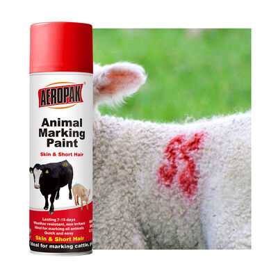 AEROPAK Animal Marking Liquid Coating Spray Paint 500 ml Strong Adhesion Livestock Spray Paint Marker