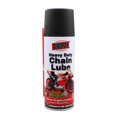 Aeropak lubrificante de corrente pesada penetrante de alta qualidade 200ml spray aerossol lubrificante para motocicleta bicicleta sem respingos fórmula 3