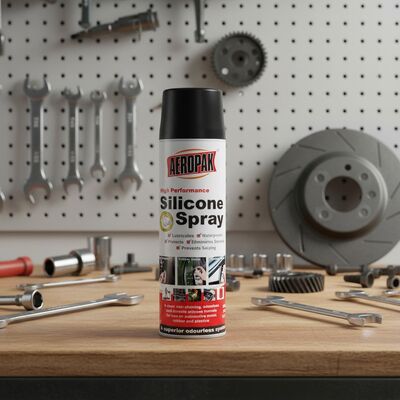 AEROPAK Spray de silicone 500 ml para para automóveis domésticos