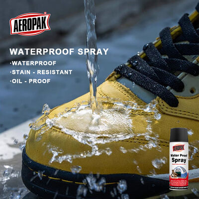 Aeropak aerossol spray 120g, folha de flandres, à prova d'água, revestimento líquido repelente de água para roupas, sapatos, couro, tecido, 3 anos de validade