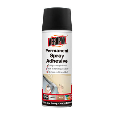 Aeropak 200 ml Aerossol Específico do Tecido Transparente Adesivo Permanente Glue Spray High Spray Coverage for Sealants Adesivos