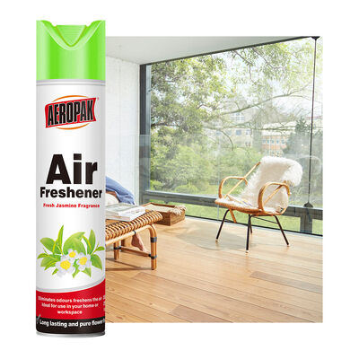Aeropak 330ml Aerosol Jasmine Scent Use Eficaz Eliminador de Odor Durável Eco-Friendly Pet-Safer Child-Safer Air Freshener
