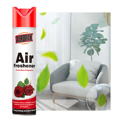 Aeropak 330ml Aerossol Ecológico Rose Scent Spray Ambientador para Casa e Carro Uso Interno de Longa Duração