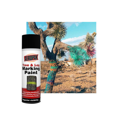Pintura profissional de marcação de árvores AEROPAK para troncos florestais e madeira resistente ao desbotamento duradouro