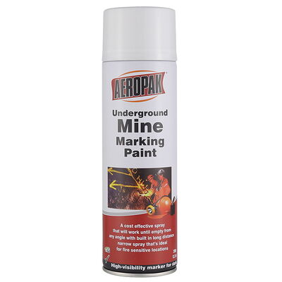 AEROPAK Marcação de minas subterrâneas Aerosol Spray Paint Secagem rápida Todos os animais Durável Não inflamável Não entupimento